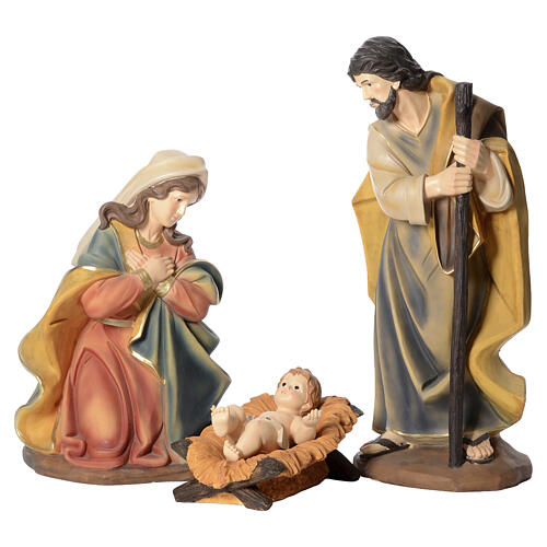 Nativité résine 100 cm 3 pcs 1