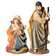 Nativity in resin with 3 figurines measuring 1 meter s2