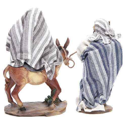 Flee from Egypt 24cm, 2 figurines with Grey Beige finish 3
