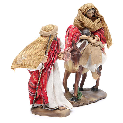 Flee from Egypt 24cm, 2 figurines with Red Beige finish 2