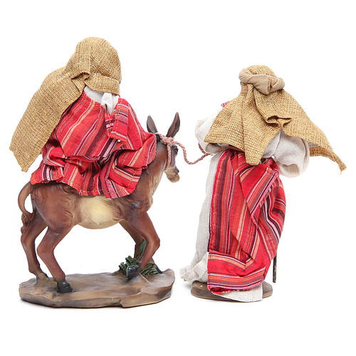 Flee from Egypt 24cm, 2 figurines with Red Beige finish 3