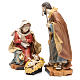 Nativity with 3 figurines measuring 30cm, in resin s2