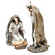 Natività resina 31,5 cm 3 pz fin. Cream Gold s2