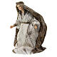 Natività 19 cm 3 pz resina fin. Cream Gold s7