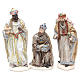 Nativity measuring 31cm, in resin with multi Gold finish s4