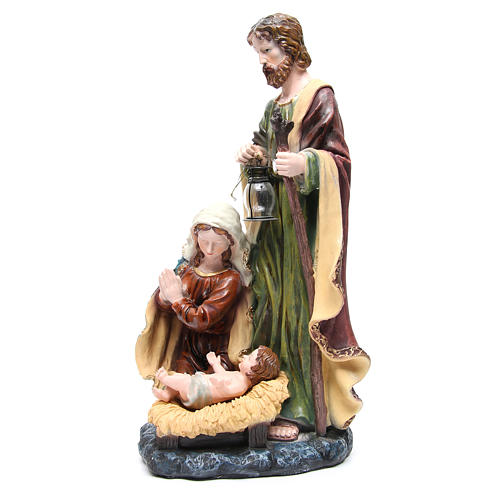 Holy Family set in resin with base measuring 70cm 2