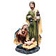 Holy Family set in resin with base measuring 70cm s1