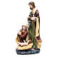 Holy Family set in resin with base measuring 70cm s2