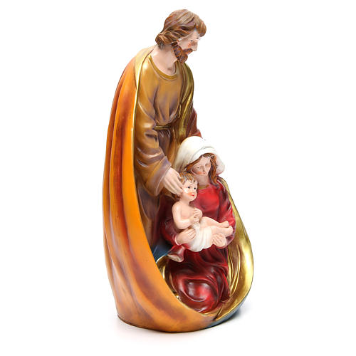 Holy Family set in resin measuring 39cm 4