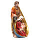Holy Family set with 3 characters in coloured resin measuring 33cm s4