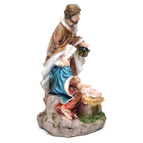 Holy Family set with 3 characters in resin measuring 45cm 4