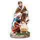 Holy Family set with 3 characters in resin measuring 45cm s1