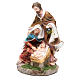 Holy Family set with 3 characters in resin measuring 45cm s2