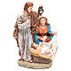 Holy Family set with 3 characters in resin measuring 30cm s1