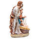 Holy Family set with 3 characters in resin measuring 30cm s4