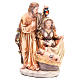 Nativity set with 3 characters in resin measuring 30cm s1