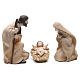 Natividad resina estilizada 3 piezas 21 cm s1