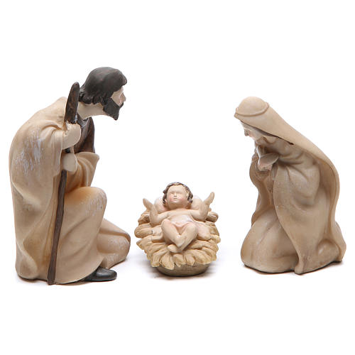 Natividade resina estilizada 3 peças 21 cm 1
