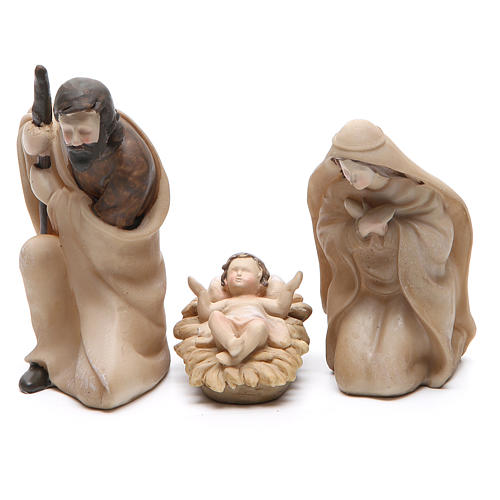 Natividade resina estilizada 3 peças 21 cm 2