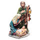 Nativity set with 3 characters in resin measuring 37cm s4
