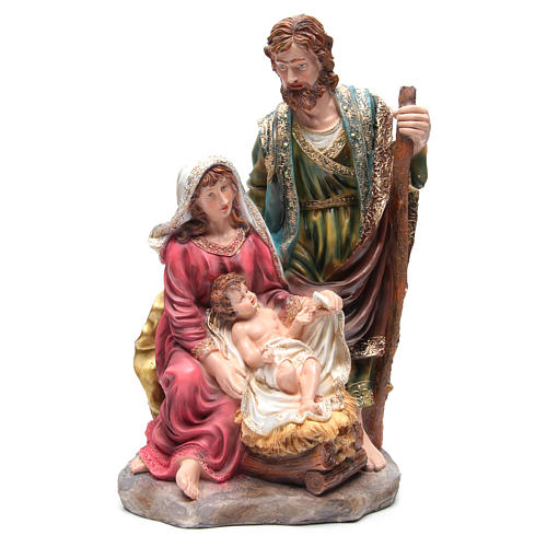 Nativity set with 3 figurines in resin measuring 70cm 1