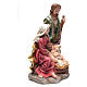 Nativity set with 3 figurines in resin measuring 70cm s4