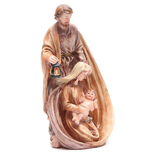Nativity set with 3 figurines in resin measuring 33cm 4