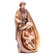 Nativity set with 3 figurines in resin measuring 33cm s4