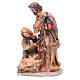 Nativity set with 3 figurines in resin measuring 37cm s2