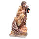 Nativity set with 3 figurines in resin measuring 37cm s4