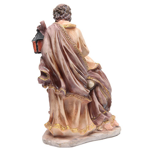 Nativité résine 37 cm 3 personnages 3