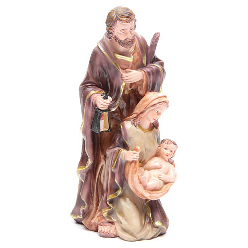 Nativity set with 3 figurines in resin measuring 30cm 4