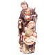 Nativity set with 3 figurines in resin measuring 30cm s1