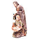 Nativity set with 3 figurines in resin measuring 30cm s2