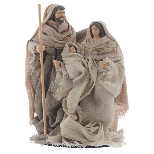 Nativity, Occitan style 15cm in resin and fabric 1