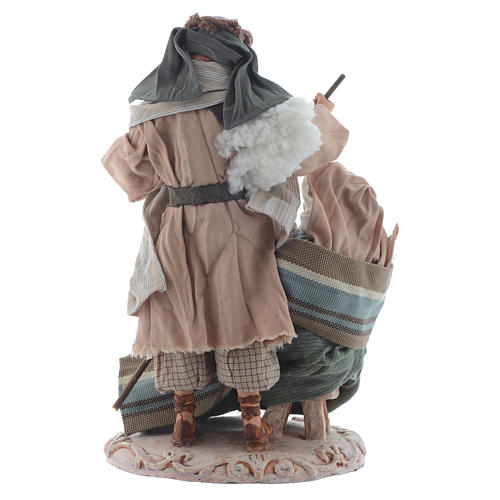 Heilige Familie aus Harz 20cm grün 2