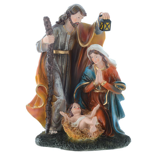 Nativity set with 3 figurines in resin measuring 35cm 1