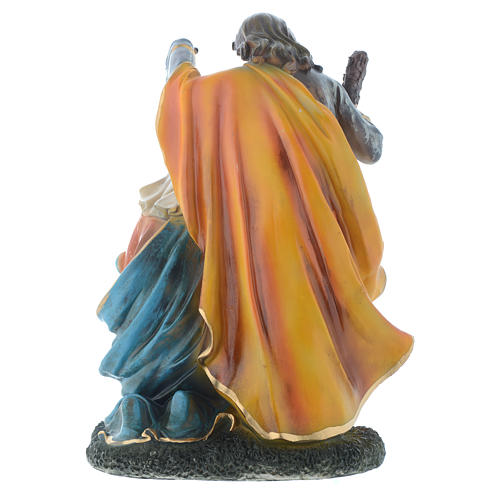 Nativity set with 3 figurines in resin measuring 35cm 4