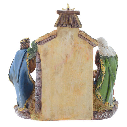 Resin nativity with globe, 22cm 4