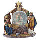 Resin nativity with globe, 22cm s1