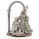 Nativity scene with arch in Green Beige resin measuring 40cm s3