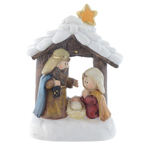 Scena Natività 18 cm resina 1