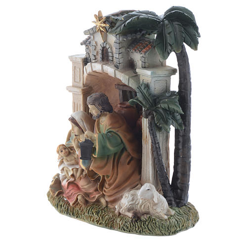 Scena Natività 16,5 cm in resina 2