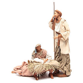Heilige Familie: Elfenbeinfarbige Heilige Familie 40cm
