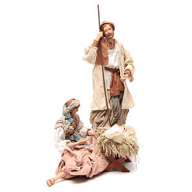 Heilige Familie: Elfenbeinfarbige Heilige Familie 40cm