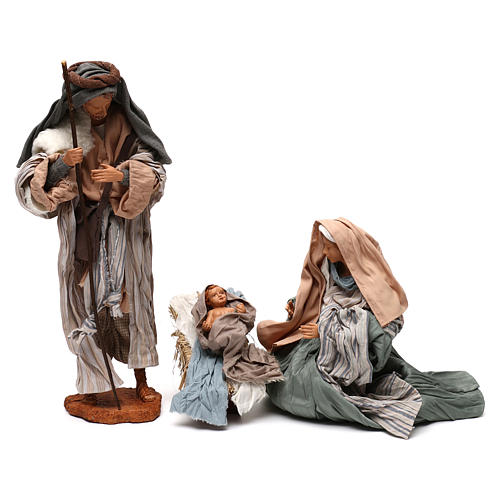 Nativity scene with animals, stable and Holy Family 30cm 2