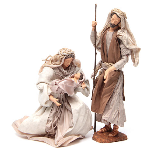 Pearl Nativity, 30cm figurines sitting 1