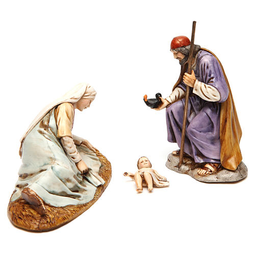 Natividade para presépio Moranduzzo com figuras de altura média 13 cm 4