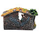 Presepe resina con capanna statue 8 cm s4