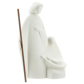 Holy Family Nives low relief 15 cm in clay Centro Ave s4